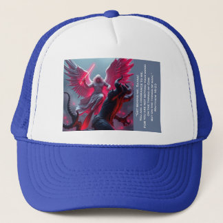 St. Michael der Erzengel Slays Satan Trucker Hat Truckerkappe