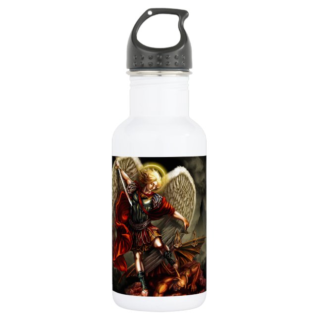 St Michael der Erzengel Trinkflasche (Vorderseite)