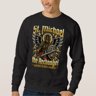 St. Michael, der Erzengel Verteidiger des Kindes G Sweatshirt