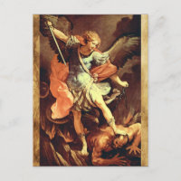 St. Michael, die Erzengel-Gebetskarte