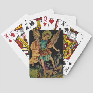 St Michael die Erzengel-Spielkarten Spielkarten