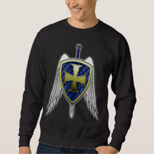 St Michael - Drache-Skala-Schild Sweatshirt
