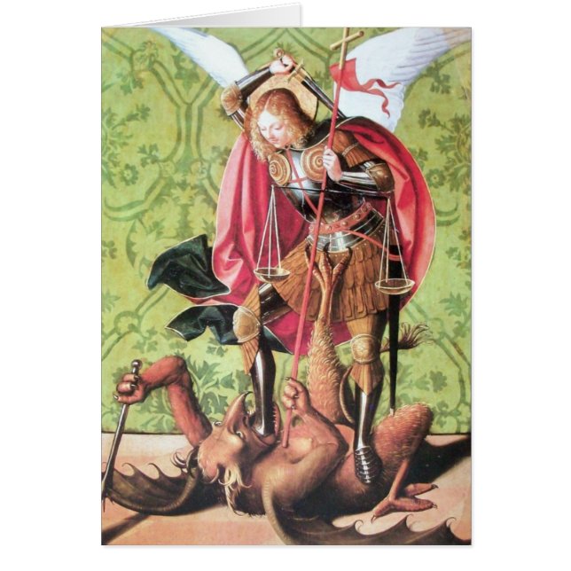 ST. MICHAEL, DRAGON ET PRIÈRE DE JUSTICE (Devant)