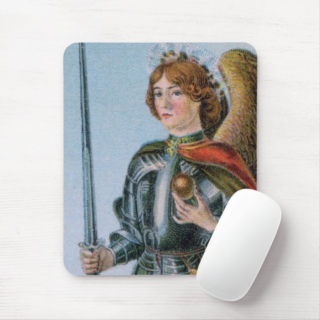 St. Michael, Erzengel (Detail; M 017) Mousepad (Mit Mouse)