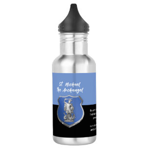 St. Michael Erzengel Gebet In Gedanken an Dich Edelstahlflasche