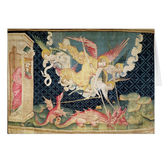 St Michael et ses anges combattant le dragon (Devant horizontal)