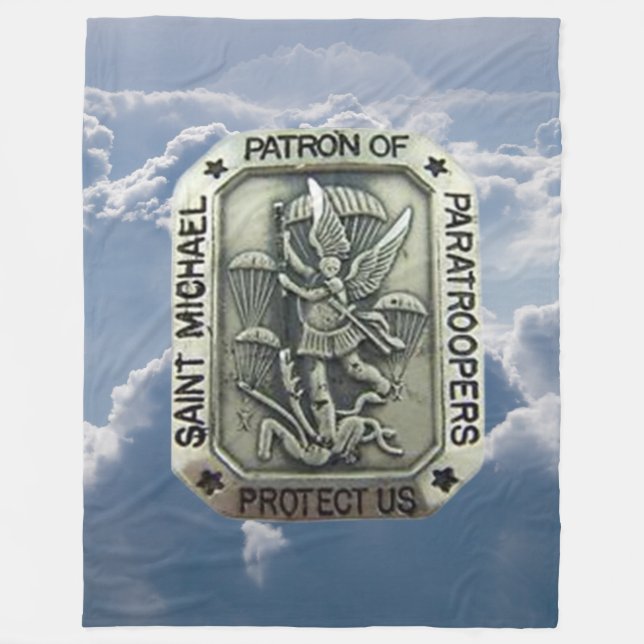St. MICHAEL Fleecedecke (Vorderseite)