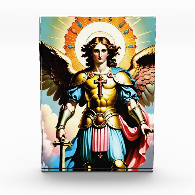 St. Michael Foto-Block, katholisch Fotoblock (Vorderseite)