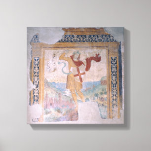 St Michael (Fresko) Leinwanddruck