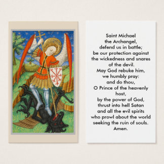 St. Michael Gebetskarte