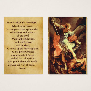 St Michael la carte de prière d'Arkhangel