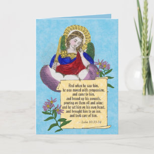 St. Michael (M 09) EMS/EMT Leere Grußkarte Karte