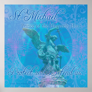 St Michael - Schützen und verteidigen Sie uns! Pos Poster
