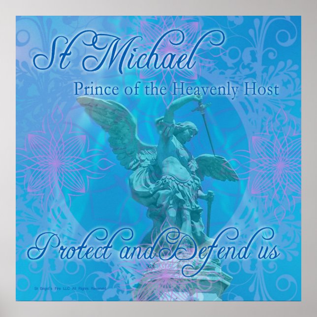 St Michael - Schützen und verteidigen Sie uns! Pos Poster (Vorne)
