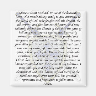 St. Michael - Schwerter und Schild Magnet