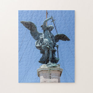 St. Michael statue - Castel Sant'Angelo top, Rom