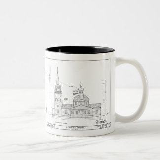 St Michael - Südaufzugs Zweifarbige Tasse