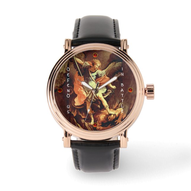 St. Michael the Archangel Armbanduhr (Vorderseite)