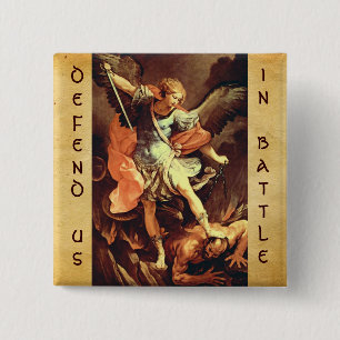 St. Michael the Archangel Button