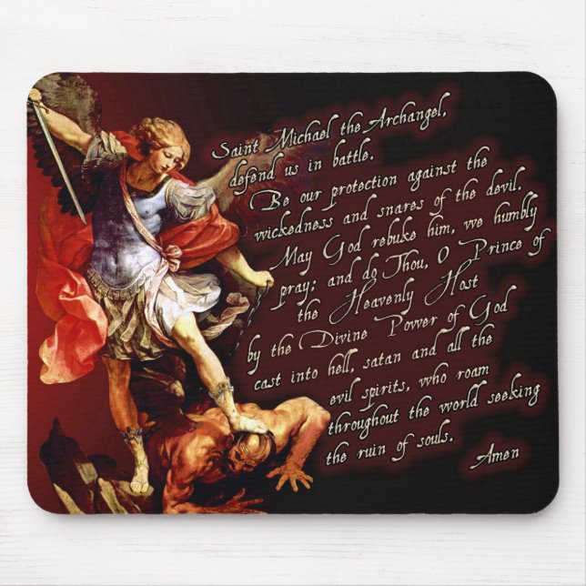 St. Michael the Archangel, Christlich #27 Mousepad (Vorne)