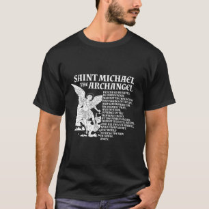 St Michael The Archangel Gebet T-Shirt