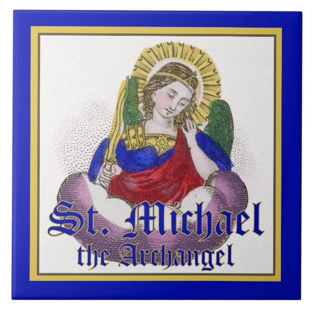 St. Michael the Archangel (M 009) Fliese (Vorderseite)