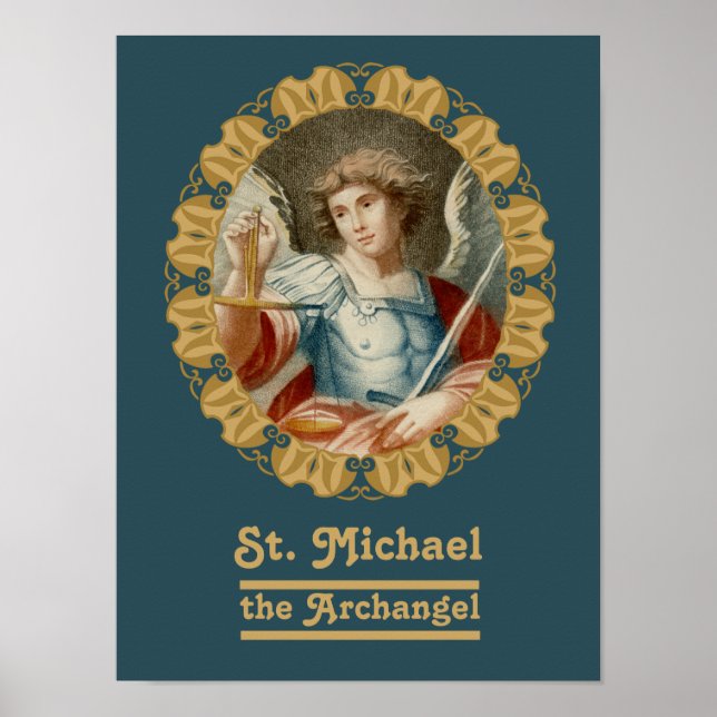 St. Michael the Archangel (M 010) Poster (Vorne)