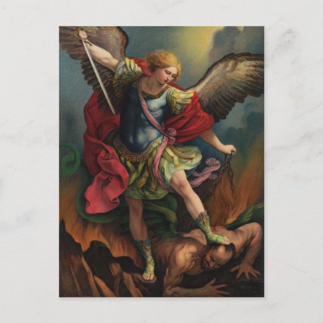 St. Michael the Archangel Postcard Postkarte (Vorderseite)