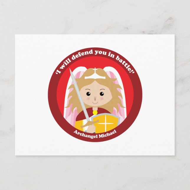 St. Michael the Archangel Postkarte (Vorderseite)