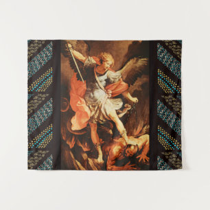 St. Michael the Archangel Wandteppich
