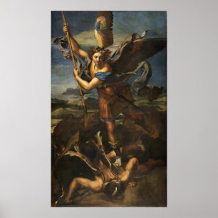St Michael und das Satan - RAPHAEL Poster