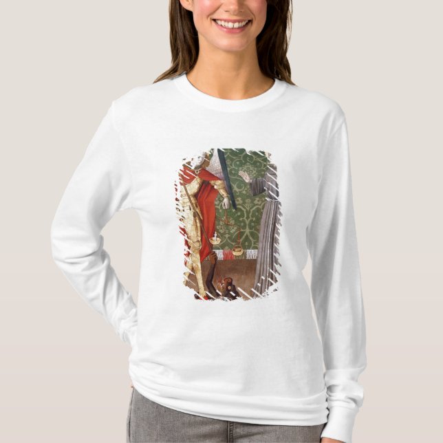 St Michael und St Francis von Assisi, c.1480 T-Shirt (Vorderseite)