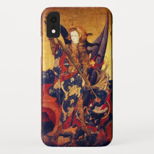St. Michael Vanquishing Devil as Mittelalterlicher Case-Mate iPhone Hülle
