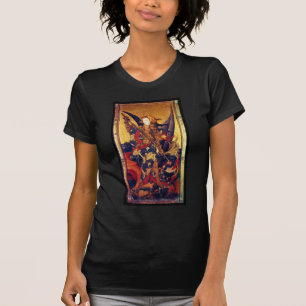 St. Michael Vanquishing Devil as Mittelalterlicher T-Shirt