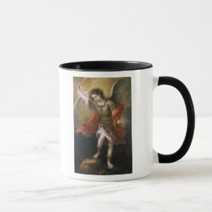 St Michael verbannt den Teufel zum Abgrund Tasse