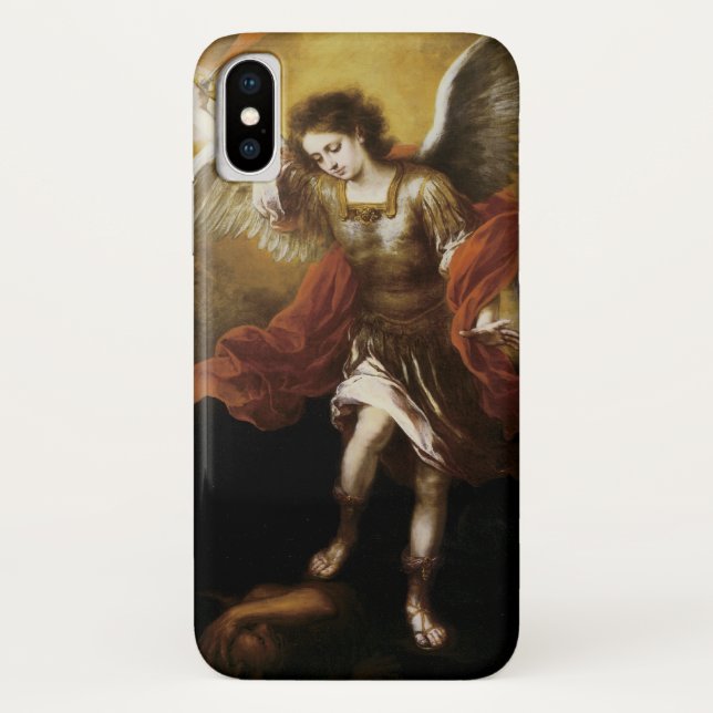 St Michael von Murillo Case-Mate iPhone Hülle (Rückseite)