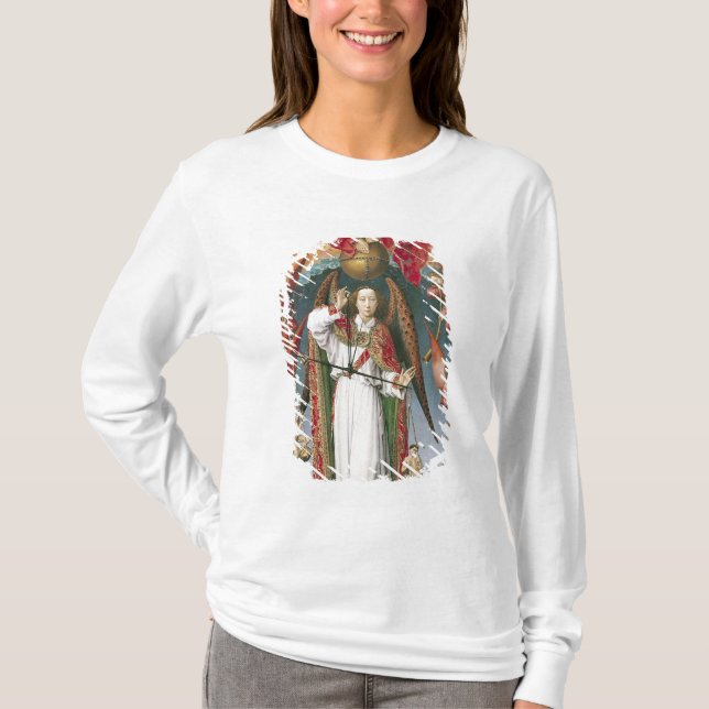 St Michael, welches die Soule wiegt T-Shirt (Vorderseite)