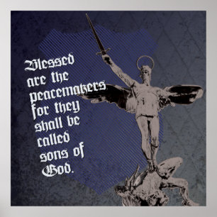 St- Michaelerzengel-Plakat - Polizei schirmt ab Poster