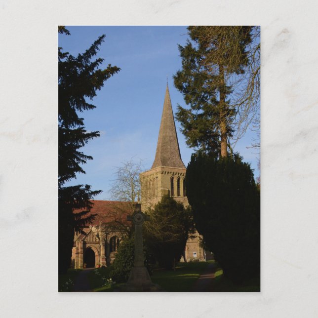 St Michaels Church Stoke Prior Postkarte (Vorderseite)