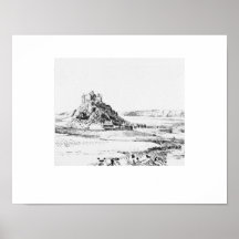 St. Michael's Mnt Cornwall Druck, Eleanor M Hughes