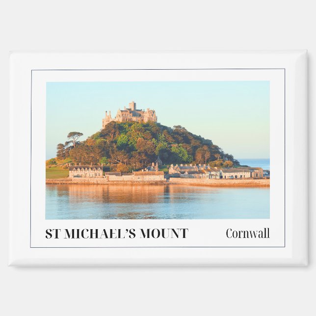 St. Michael's Mount, Cornwall, England Magnet (Vorderseite)