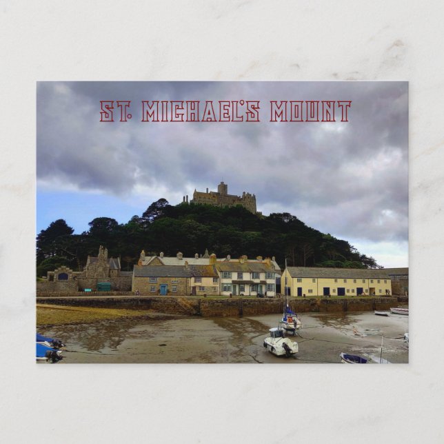 St. Michael's Mount in Cornwall Postkarte (Vorderseite)