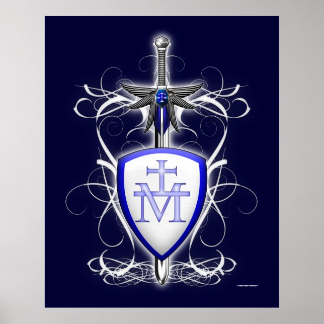 St. Michael's Sword Poster (Vorne)