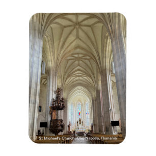St. Michaelskirche, Cluj-Napoca, Rumänien, auf ein Magnet