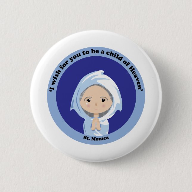 St. Monica Button (Vorderseite)