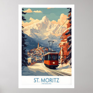 St Moritz Poster Schweiz 1