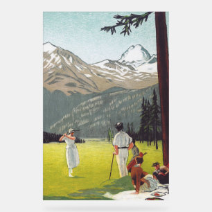 St. Moritz von Emil Cardinaux Acrylschild