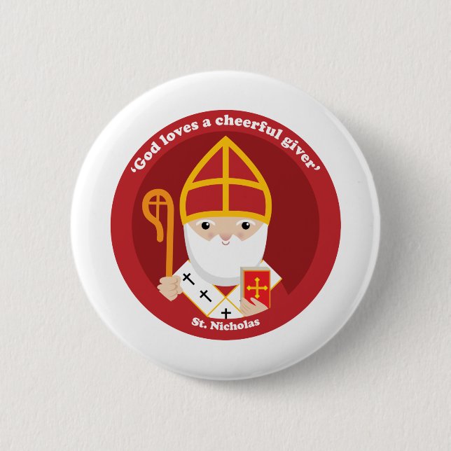 St. Nicholas Button (Vorderseite)