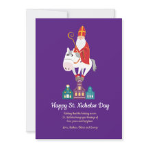 St. Nicholas Day Grußkarte