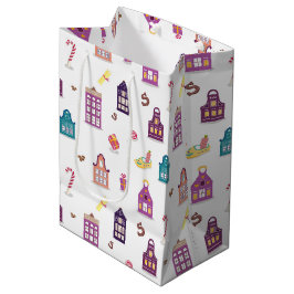St. Nicholas Day Sinterklaas Dutch Holiday, Houses Mittlere Geschenktüte